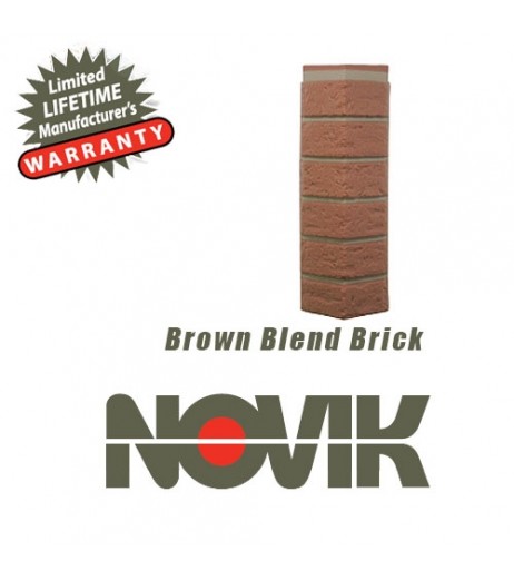 Novik Brown Blend Brick Corner