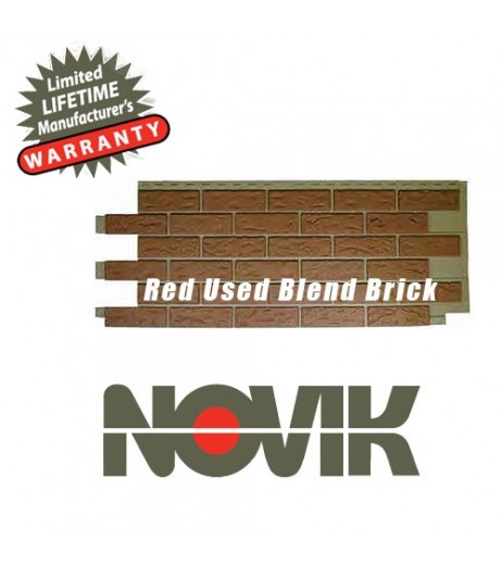 Red Used Blend Brick Pattern