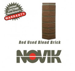 Red Used Blend Brick Pattern Corner